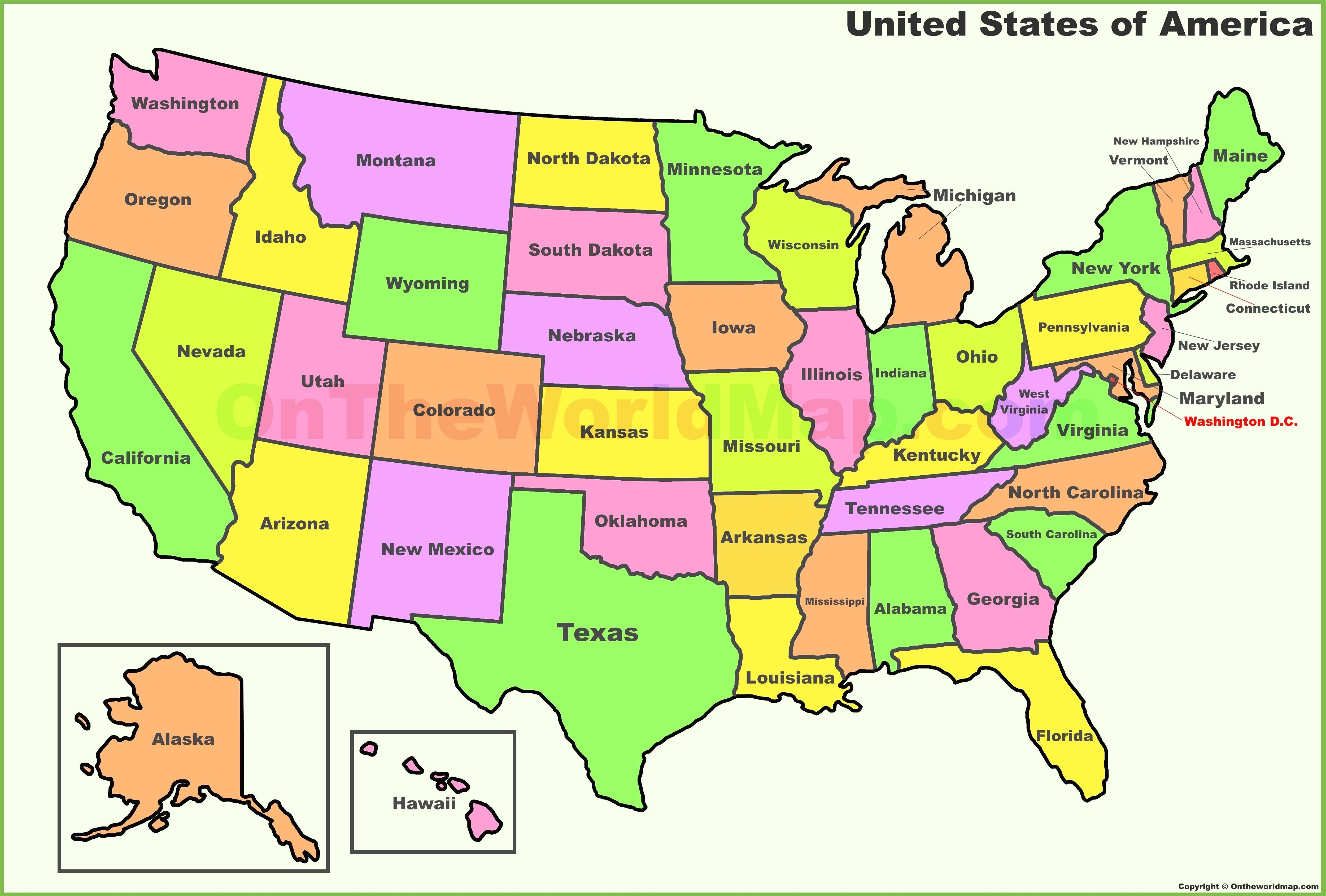 U.S. map
